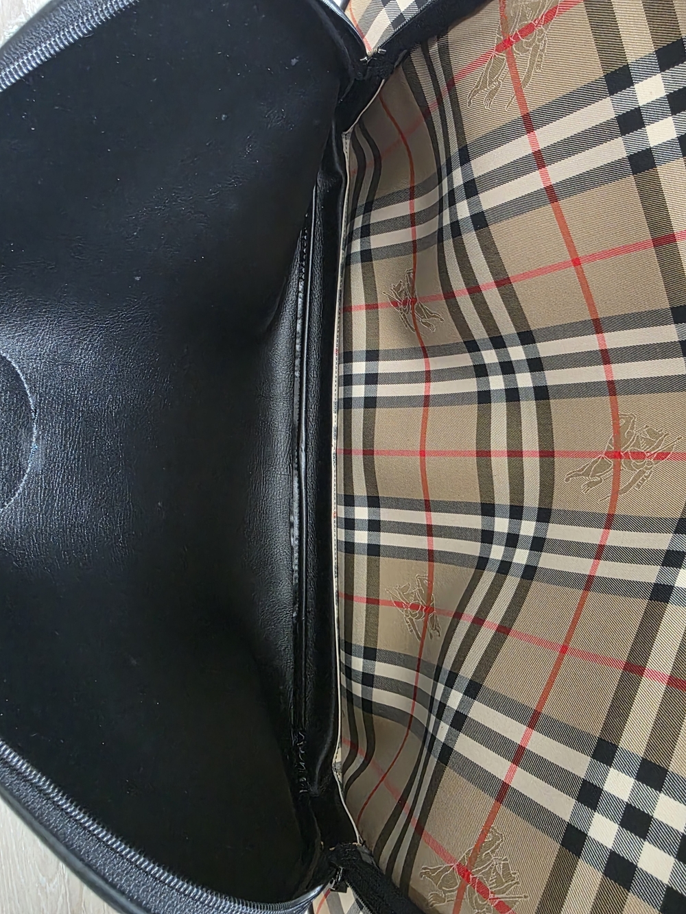 Auth Burberry Nova Check Garment Travel Bag - Picture 6 of 12
